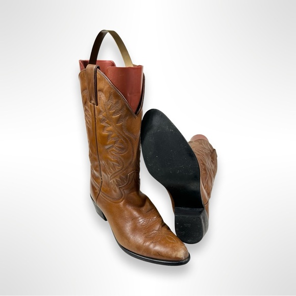 JUSTIN BASICS vintage 90s western boots - Picture 4 of 6